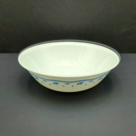 Corelle Morning Blue Vegetable Serving Bowl Corning Blue Flowers Serving Bowl - Picture 2 of 7